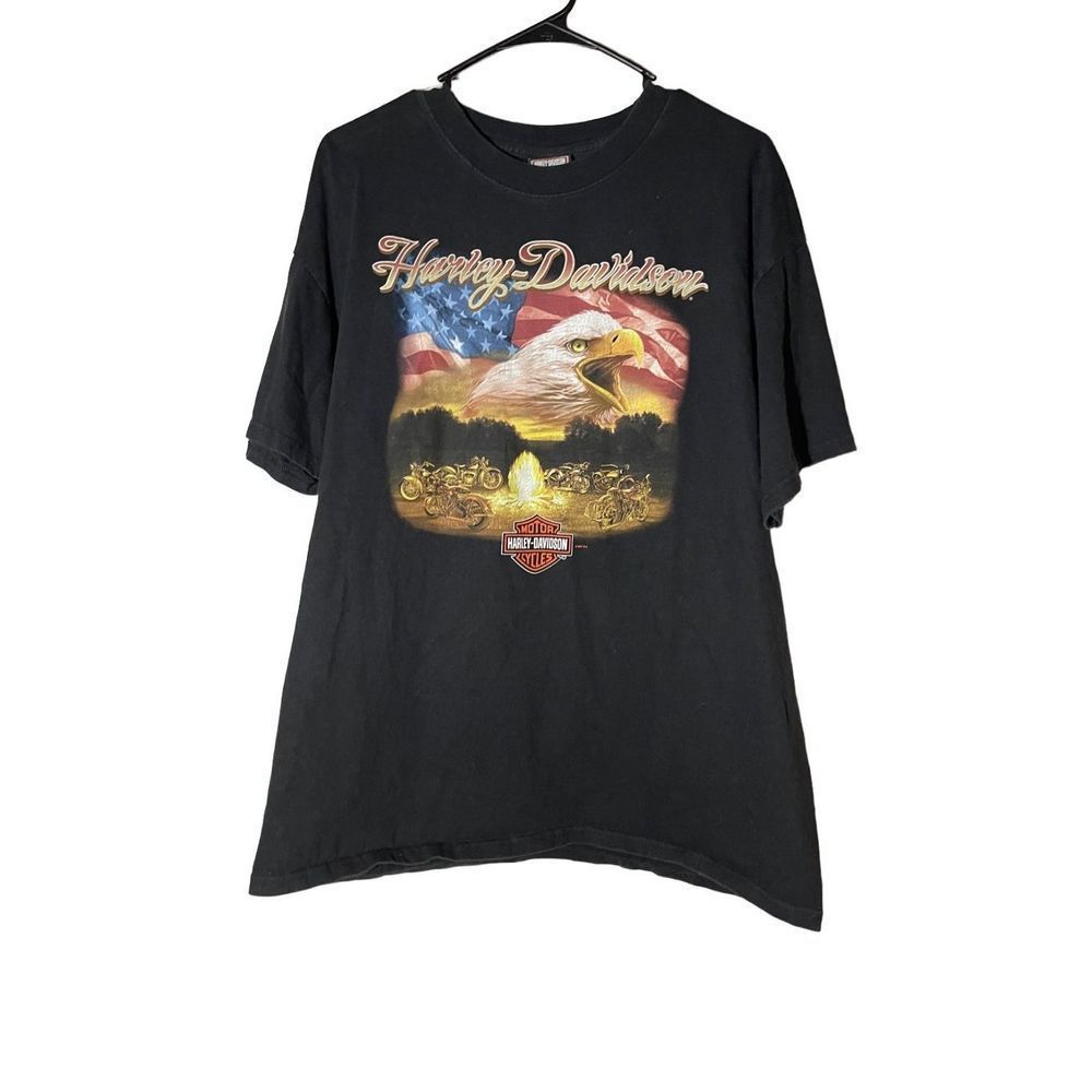 Harley Davidson screaming eagle campfire smoky mountain Harley Davidson XL Tshir